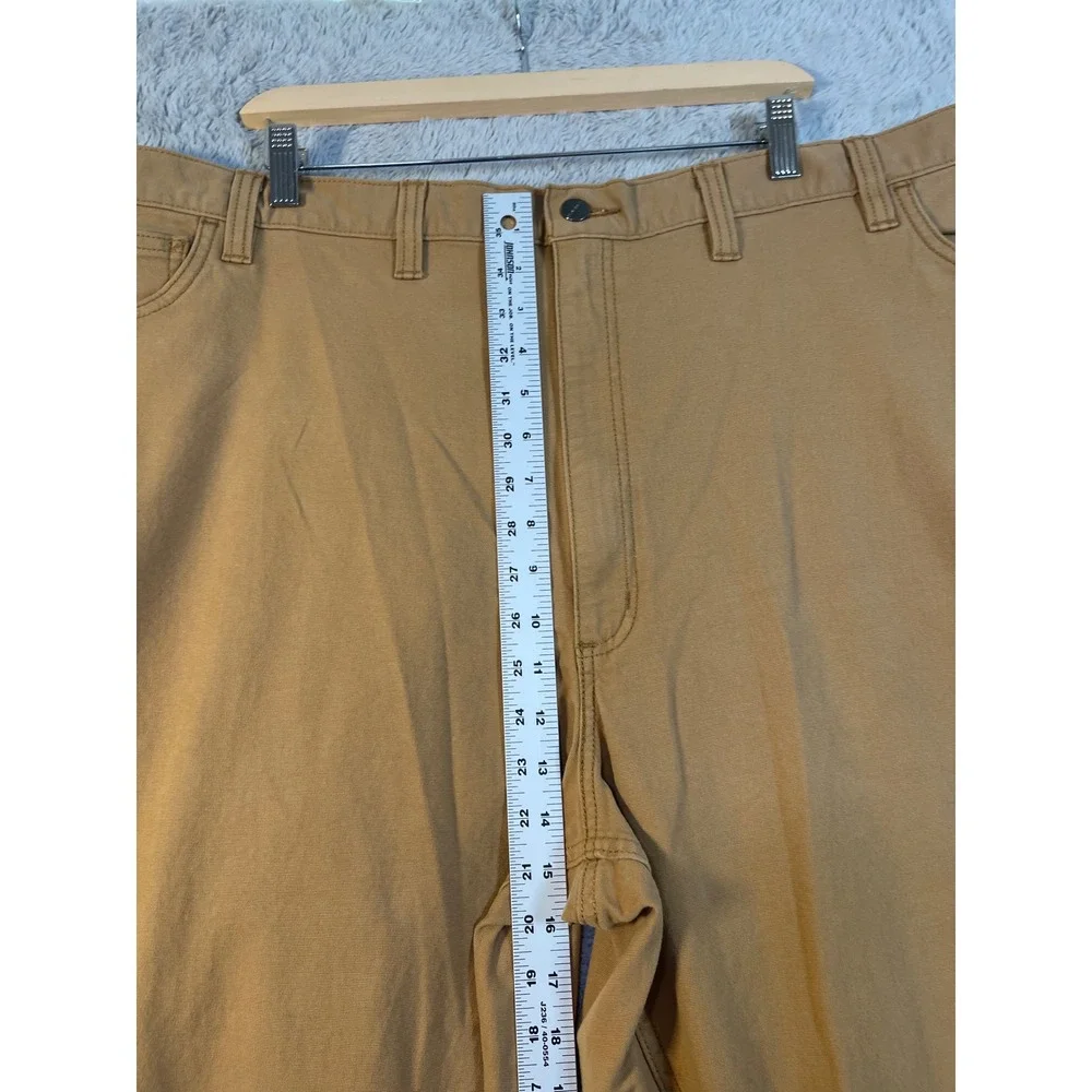 NEW Carhartt Men 46x33 (tag 52) Relaxed Fit Rugged Flex‎ Work Pants Golden Brown